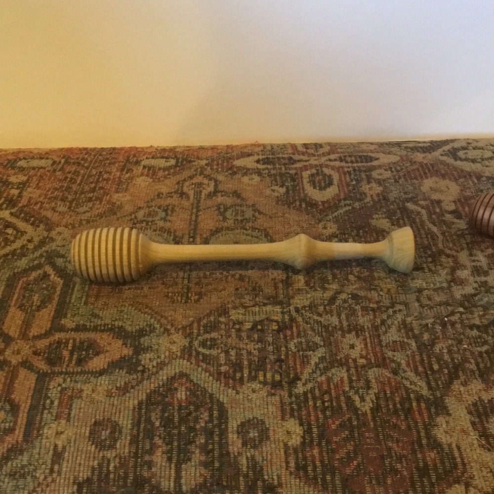 Hand-Turned Honey Dipper
